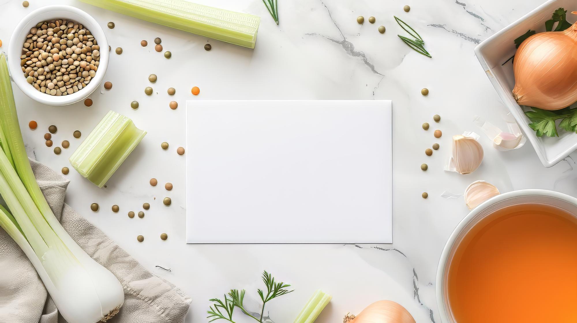 Boxes with culinary kit and recipe cards